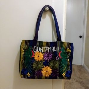Guatemalan Huipil Purse, handmade, Boho style